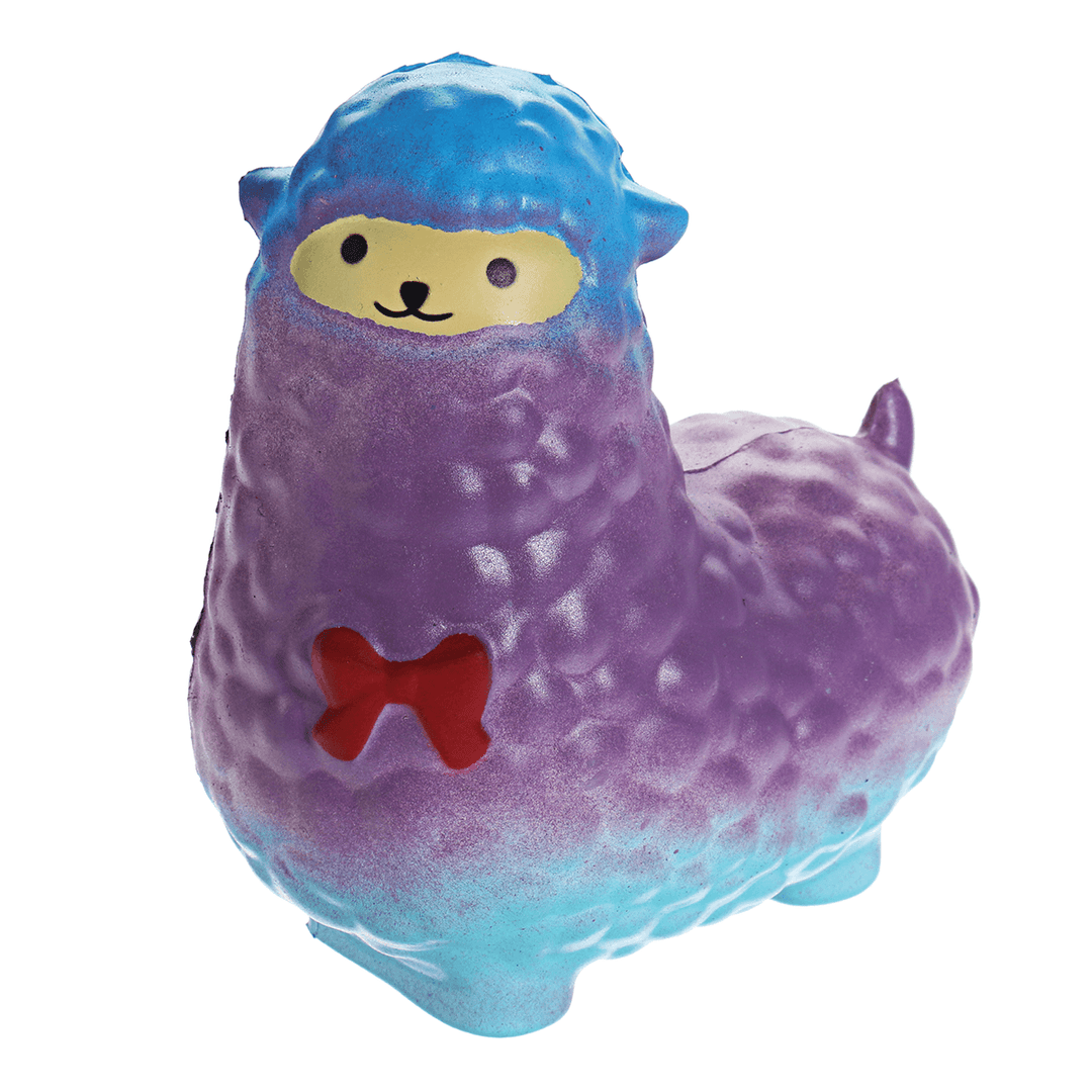 16CM Jumbo Squishy Cute Alpaca Galaxy Super Slow Rising Scented Fun Animal Toys - MRSLM