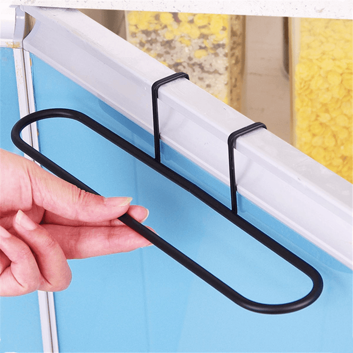 Multipurpose Towel Rack Seamless Free Nail Cloth Rack Bathroom Hangers Hook - MRSLM