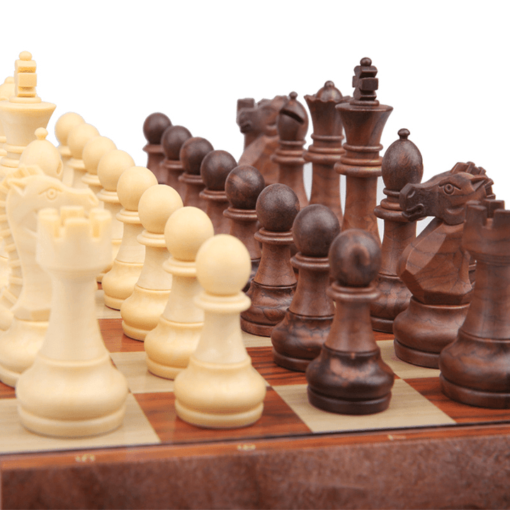 Chess Magnetic Chess Pieces Adult High-End Chessboard Imitation Solid Wood Children'S Student Primer - MRSLM