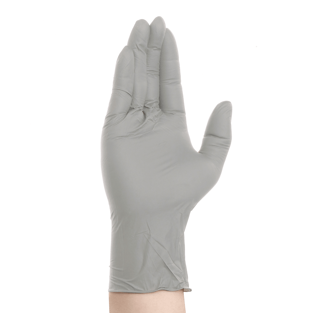 S/M/L 100Pcs Disposable Gloves Nitrile Free Sterile Glove for Picnic Food Cleaning - MRSLM