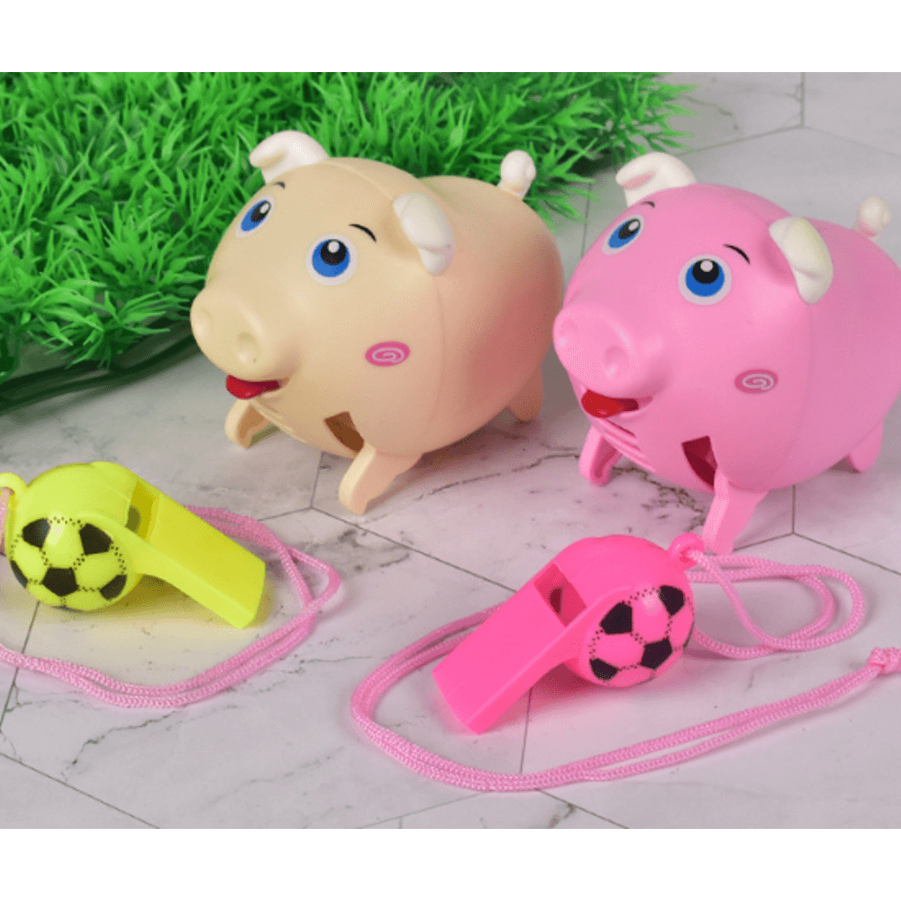 Whistle Pig Voice-Activated Induction Electric Children'S Toys Lighting Music Whistling Can Run - MRSLM