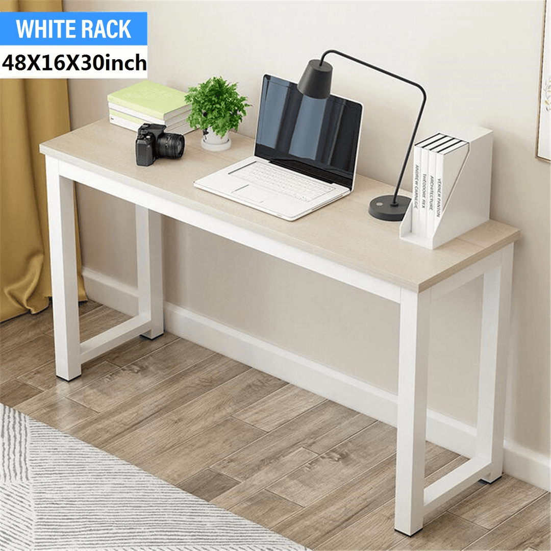 Computer Laptop Desk Writing Study Table Bookshelf Storage Rack Desktop Workstation Home Office Furniture - MRSLM