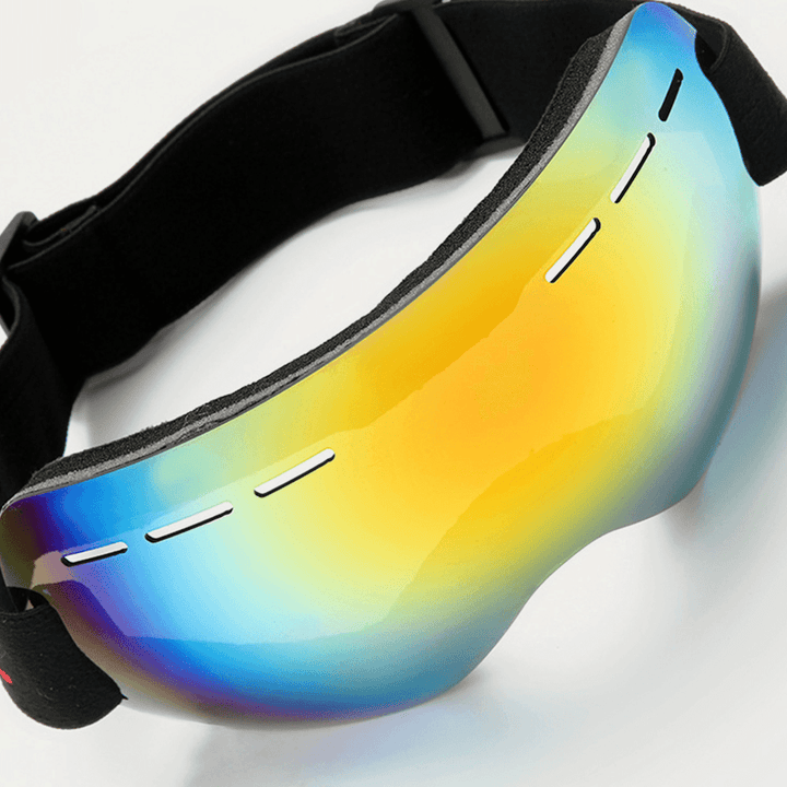 Unisex Adult Climbing Skiing Anti-Fog UV Protection Sandproof Goggles Ski Glasses - MRSLM