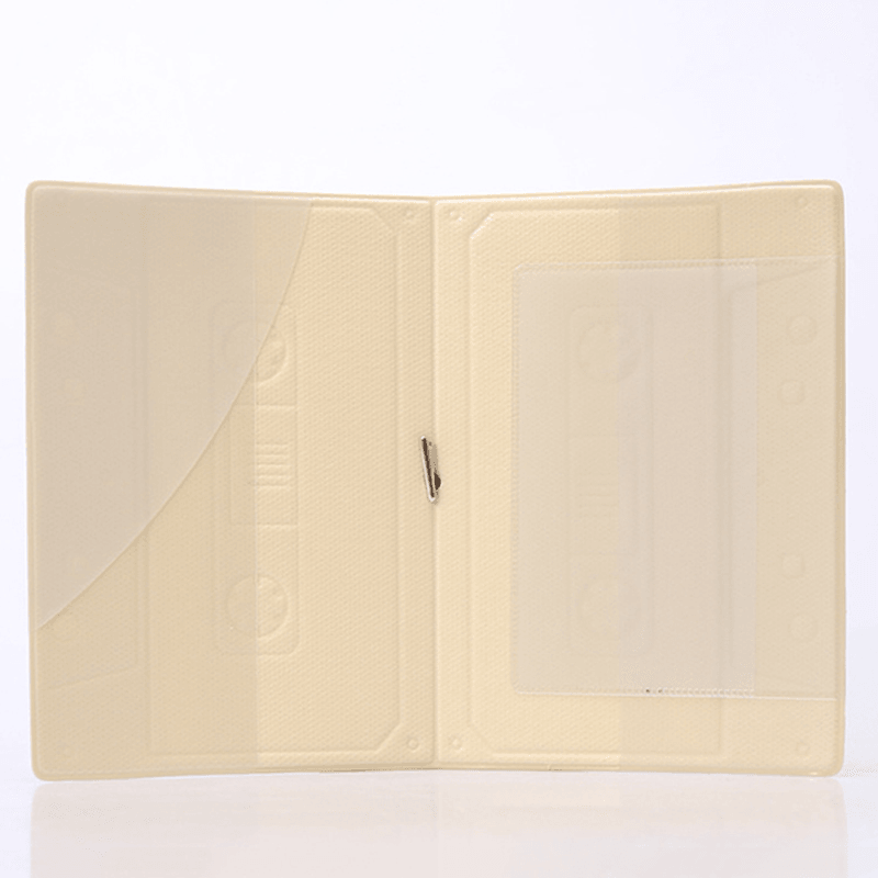 PVC Passport Holder 3D Tape Recorder Card Holder - MRSLM