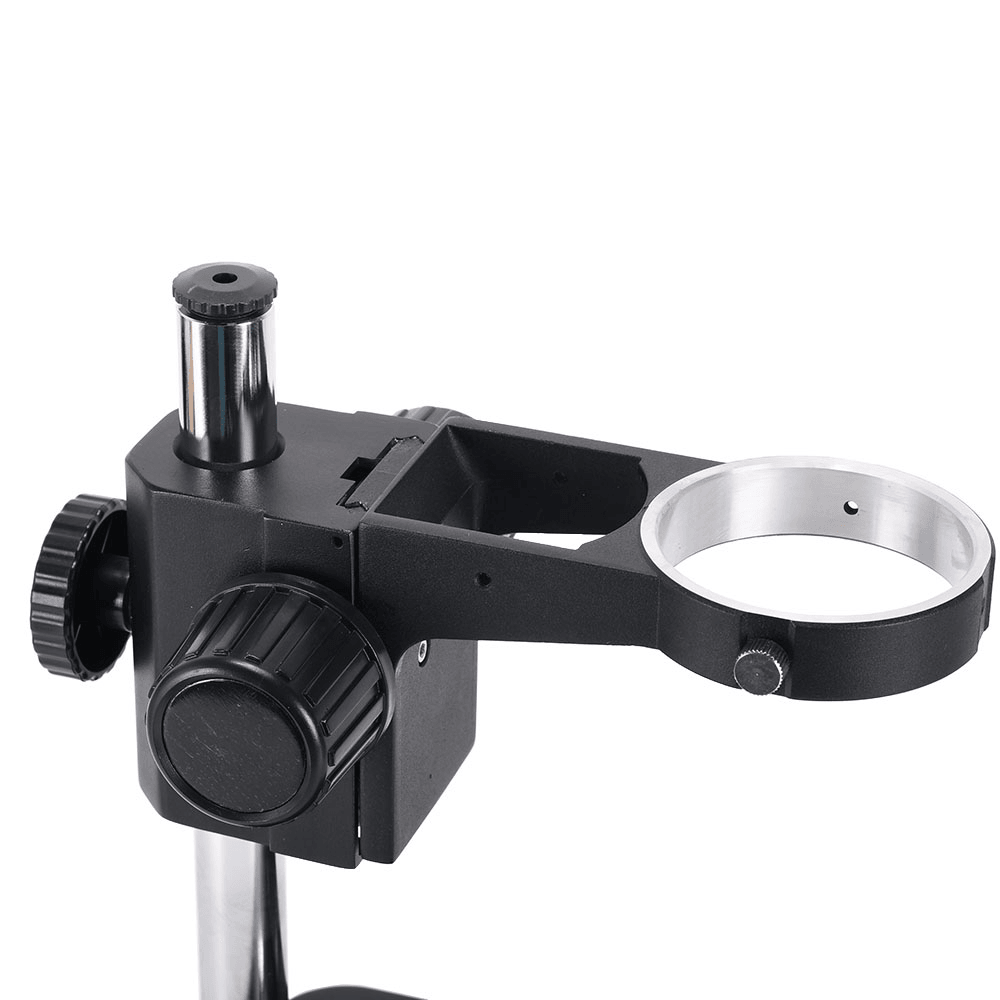 HAYEAR New Metal Table Stand Universal Stereo Microscope Bracket Stand Holder with 76Mm Adjustable Focus Bracket for LAB - MRSLM