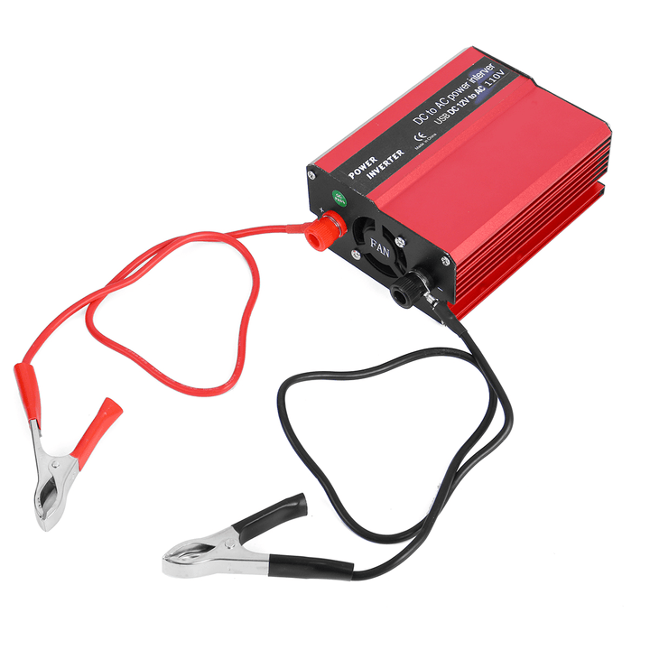 3000W Peaks DC 12 / 24V to AC 110V Car Power Inverter Digital Modified Sine Wave Converter - MRSLM