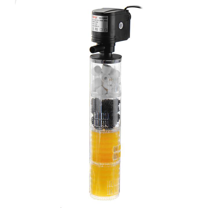 38W 2800L/H Aquarium Submersible Internal Filter Filtration Water Pump Aquarium Fish Tank - MRSLM