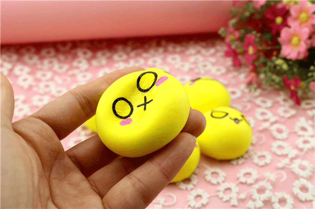 6Pcs Simulation Bread Squishy Slow Rising Toy 8 Seconds 4Cm Corn Bread Funny Toy - MRSLM