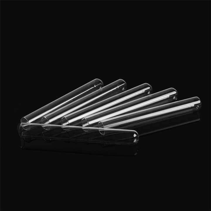 10Pcs 20X150Mm Borosilicate Glass Test Tube Tubing Blowing Pyrex Tubes 38Ml - MRSLM