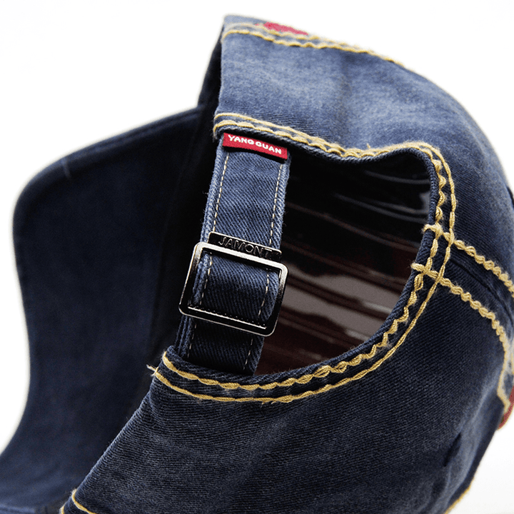 Men Women Fist Letter Embroidery Baseball Hat Fashion Rivet Peaked Cap - MRSLM