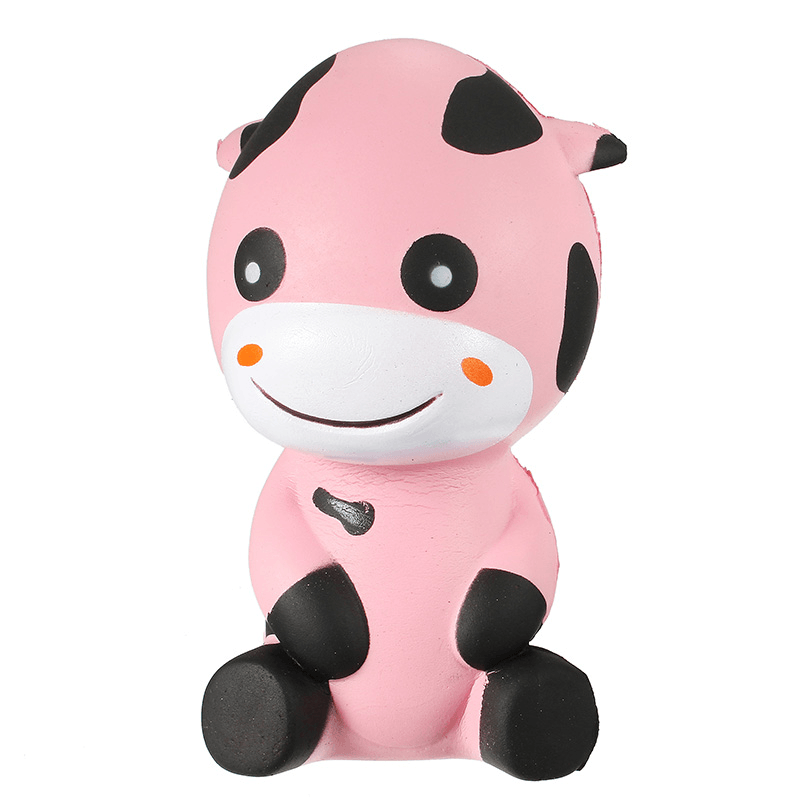 Squishy Baby Cow Jumbo 14Cm Slow Rising with Packaging Animals Collection Gift Decor Toy - MRSLM