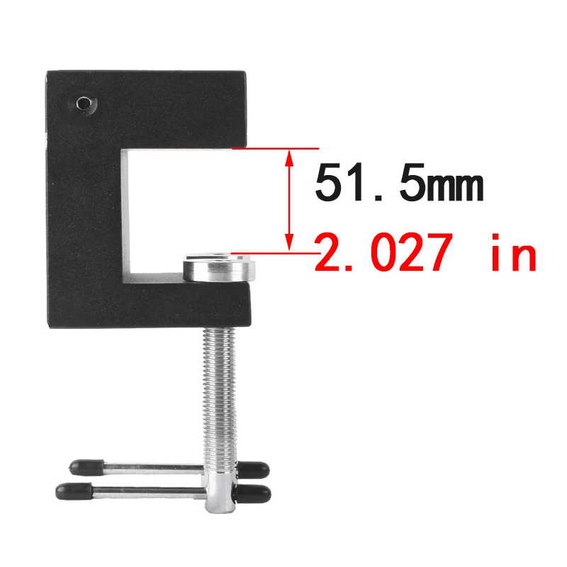 KOPPACE Stereo Microscope Folding Rocker Bracket Clip Opening Size 51.5Mm Microscope Clip Arm Bracket - MRSLM