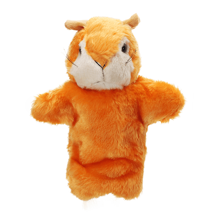 27CM Stuffed Animal Squirrel Fairy Tales Hand Puppet Classic Children Figure Toys Plush Animal - MRSLM