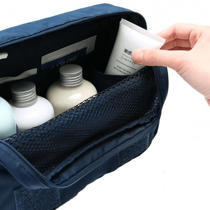 Ipree® Outdoor Travel Wash Bag Portable Waterproof Cosmetic Makeup Organizer Storage Bag with Hook - MRSLM