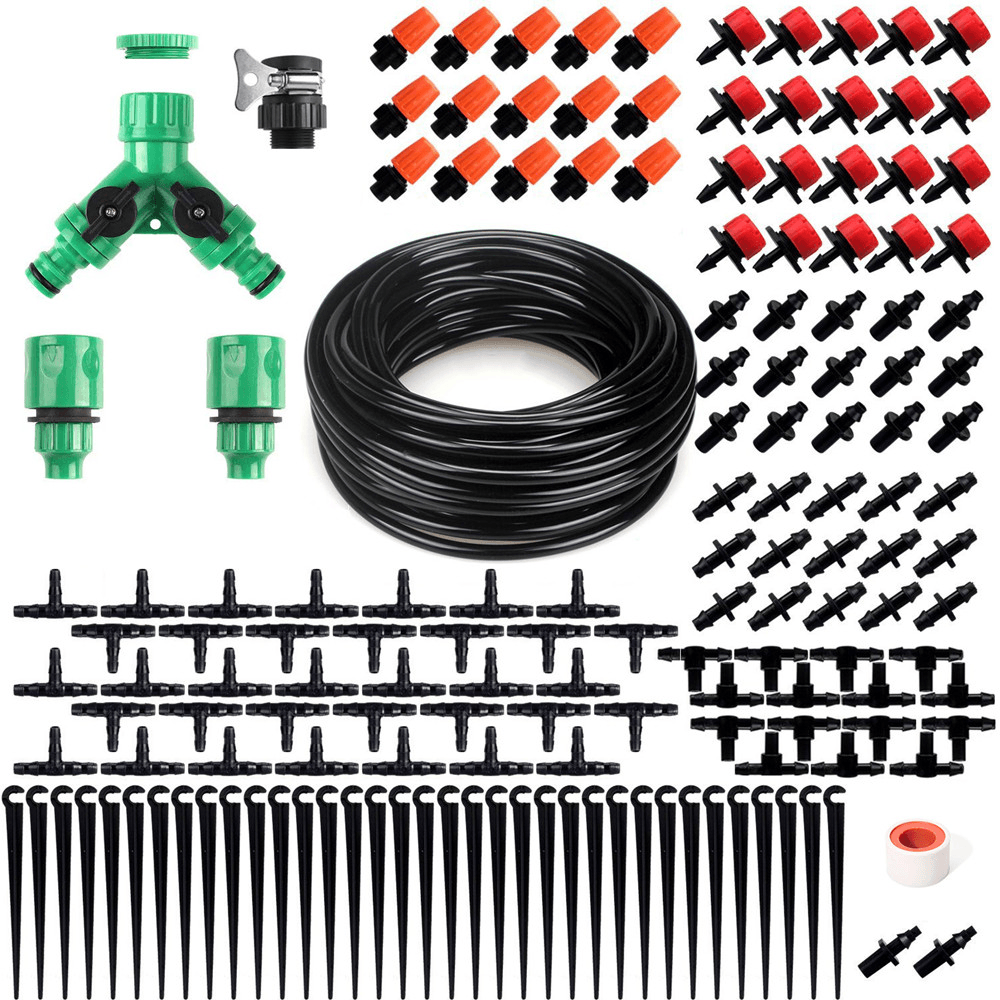 40M Micro Drip Irrigation System Automatic Garden Watering System Tools Self Garden Irrigation Watering Kits - MRSLM