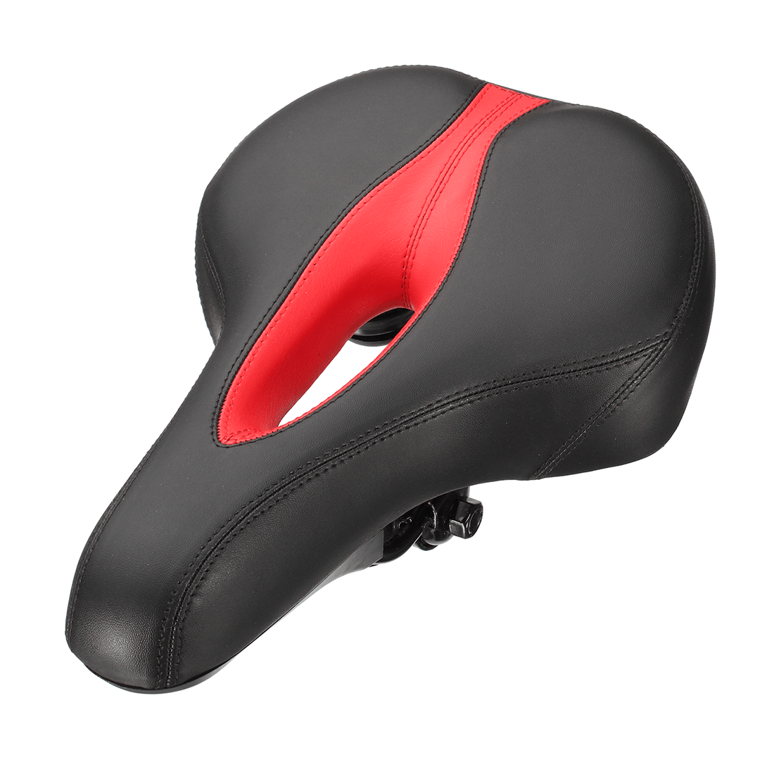 BIKIGHT LED Bike Seat Safety Taillight Breathable Shockproof Cycling Saddle Seat Cushion - MRSLM