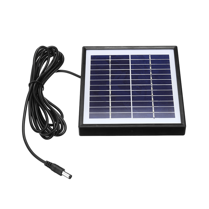 Portable 5W 12V Polysilicon Solar Panel Battery Charger for Car RV Boat W/ 3M Cable - MRSLM