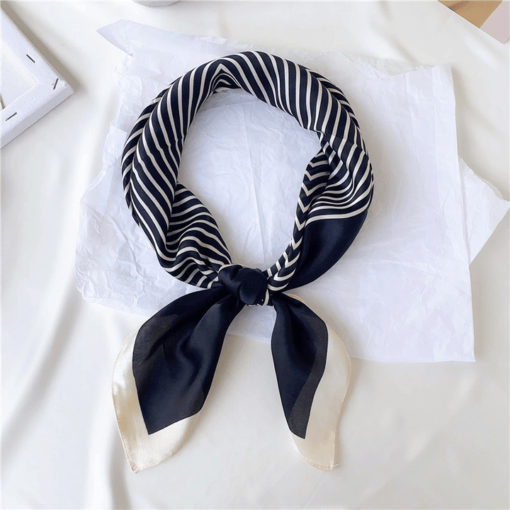 Versatile Small Square Multifunctional Silk Scarf - MRSLM