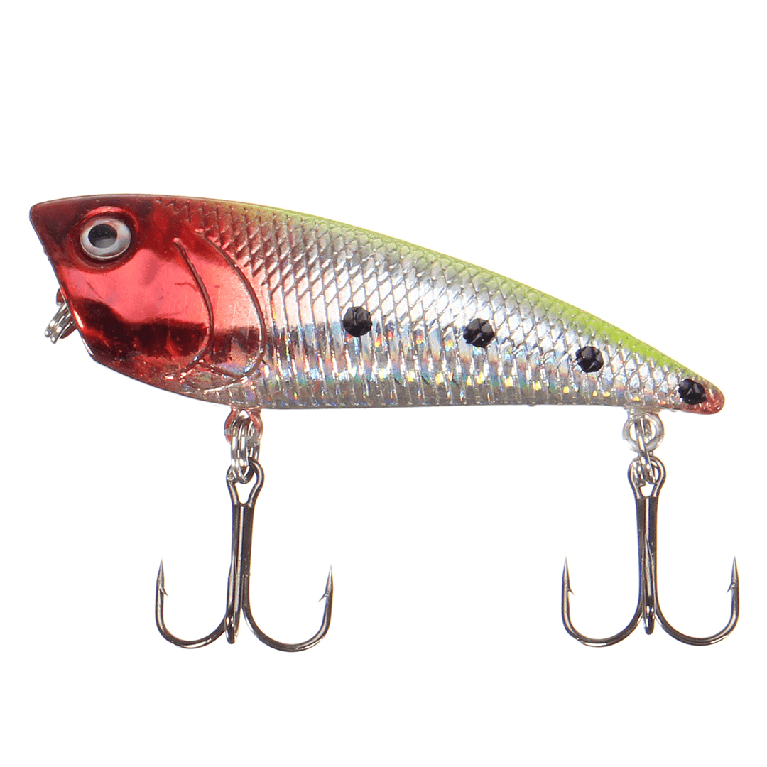 ZANLURE 7Cm Topwater Popper Freshwater Floating Fishing Lure Bass Bait Tackle Crankbait - MRSLM