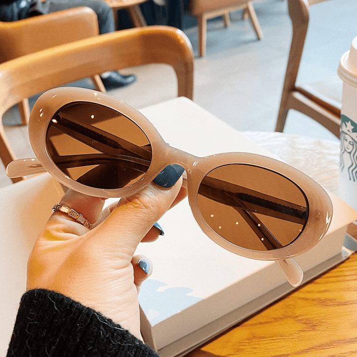 Small Frame Sunglasses Women Oval Frame - MRSLM