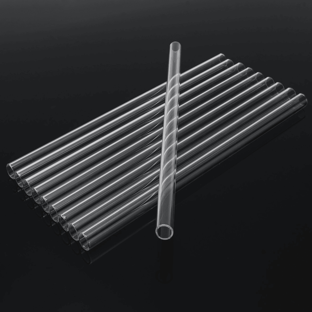 10Pcs 250Mm OD 10Mm 1Mm Thick Wall Borosilicate Glass Blowing Lab Tube - MRSLM