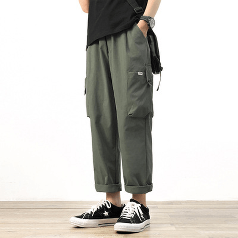 Men'S Loose Casual Thin Straight Leg Pants - MRSLM