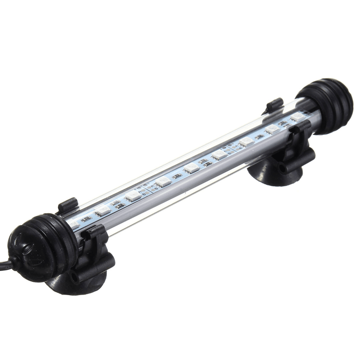 AC110-240V 18CM 5050 2.9W RGB LED Aquarium Fish Tank Light Color Changing Bar Submersible Lamp + 44Keys Remote Control - MRSLM