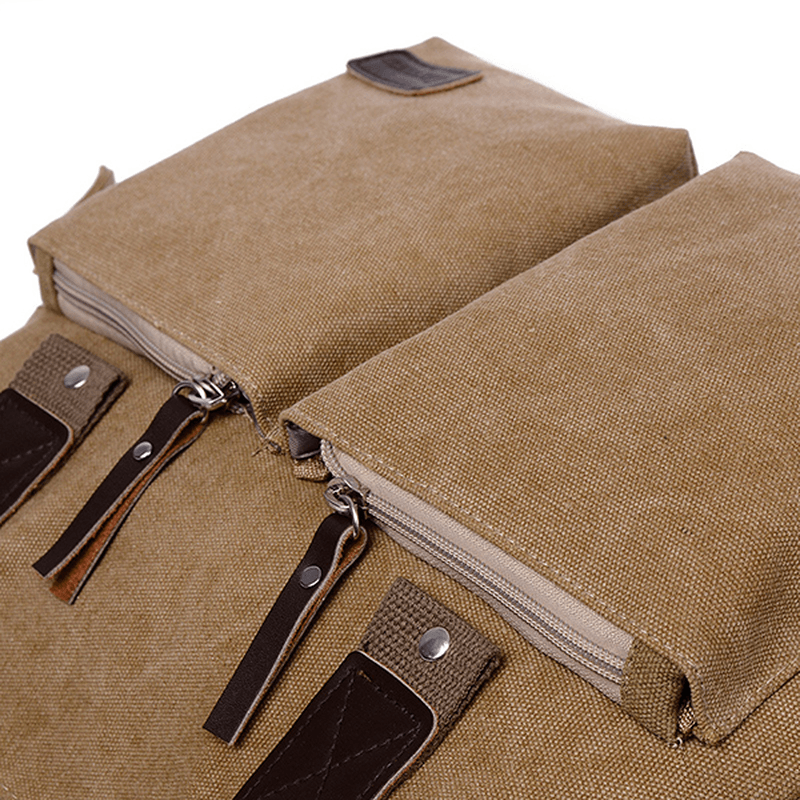 Men Canvas Outdoor Casual Traveling Large Capacity Bag - MRSLM