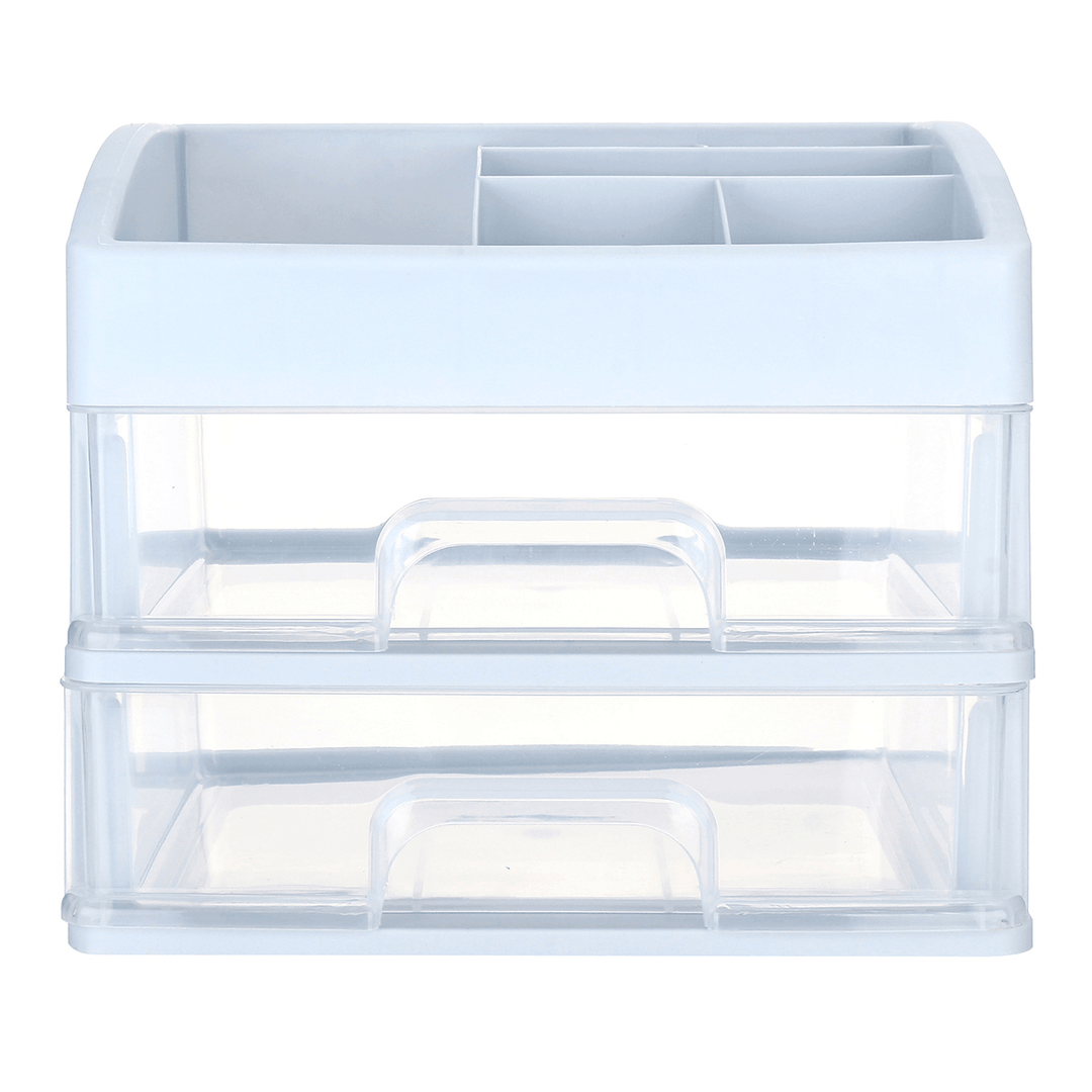 1/2/3 Layers Plastic Desktop Organizer Drawer Makeup Holder Box Make Sundry Storage Box Container - MRSLM