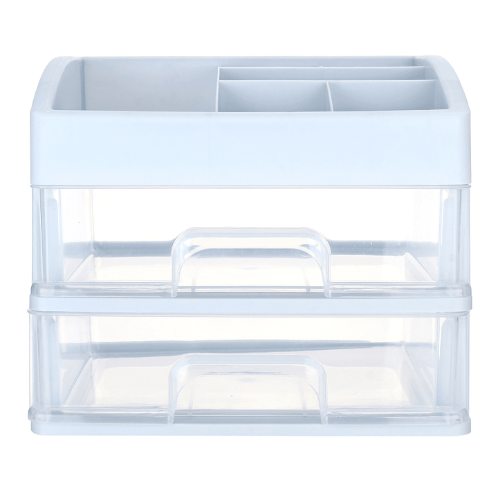 1/2/3 Layers Plastic Desktop Organizer Drawer Makeup Holder Box Make Sundry Storage Box Container - MRSLM