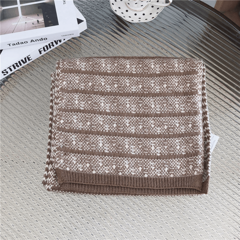 Thick and Warm Couple Woolen Knitted Scarf - MRSLM