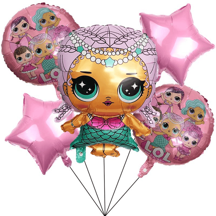 Surprise Doll Aluminum Film Balloon Party Decoration - MRSLM