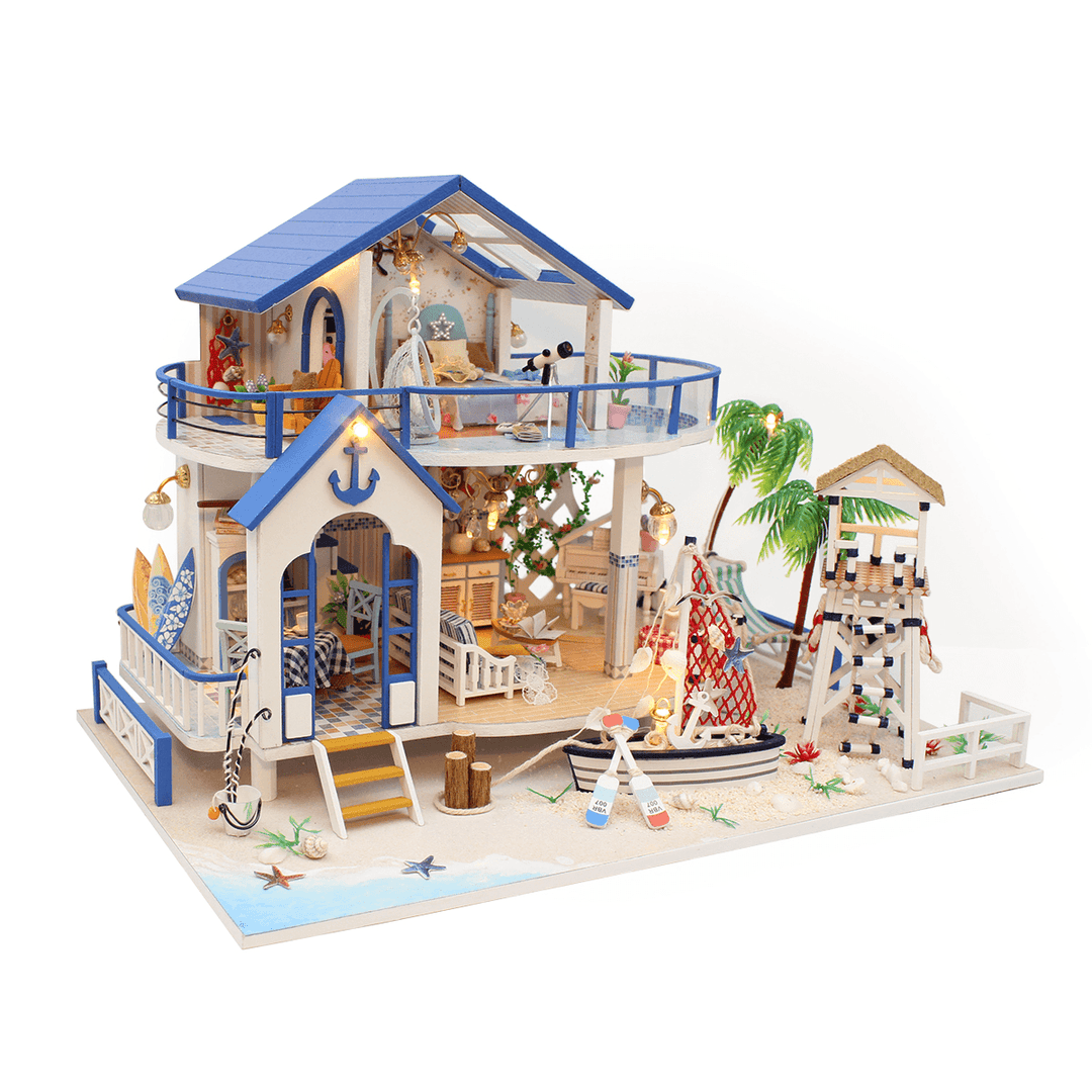 Hoomeda Legend of the Blue Sea DIY Doll House Miniature Model with Light Music Collection G - MRSLM