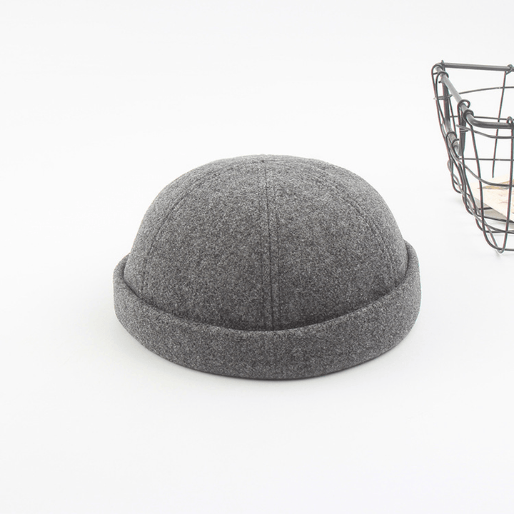 Plain Woolen Landlord Hat - MRSLM