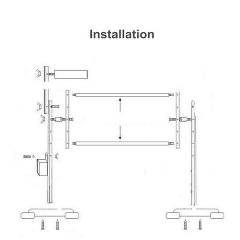 S/M/Lcross Stitch Frame Hoop Embroidery Shelf Rack Adjustable Wooden Stand Desktop U - MRSLM