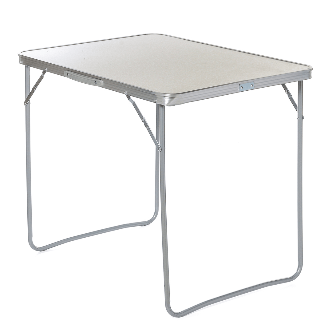 Portable Folding Table Laptop Desk Study Table Aluminum Camping Table with Carrying Handle and Foldable Legs Table for Picnic Beach Outdoors - MRSLM