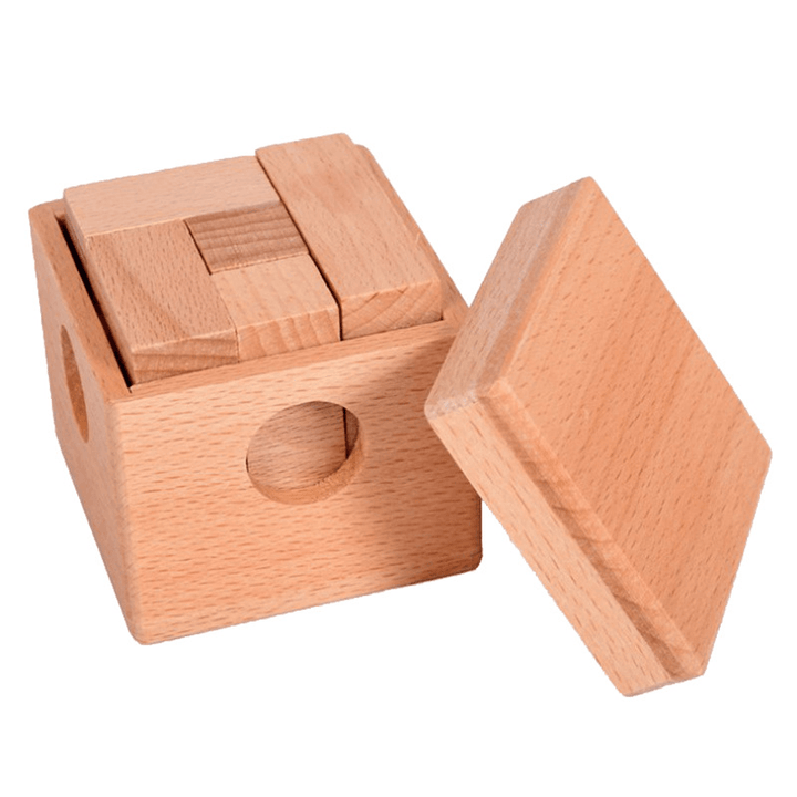 Beech Soma 7 Pieces Boxed Luban Cube - MRSLM