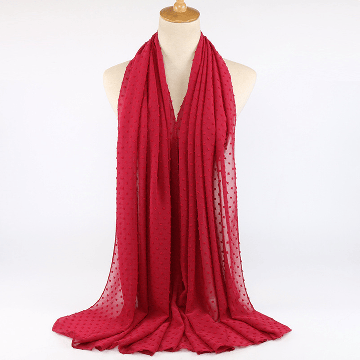 Thick Chiffon Long Scarf - MRSLM