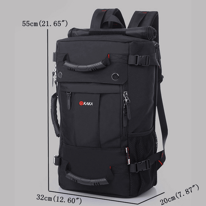 Men Multi-Carry Large Capacity Travel Outdoor Multi-Function 15.6 Inch Laptop Bag Travel Bag Backpack - MRSLM