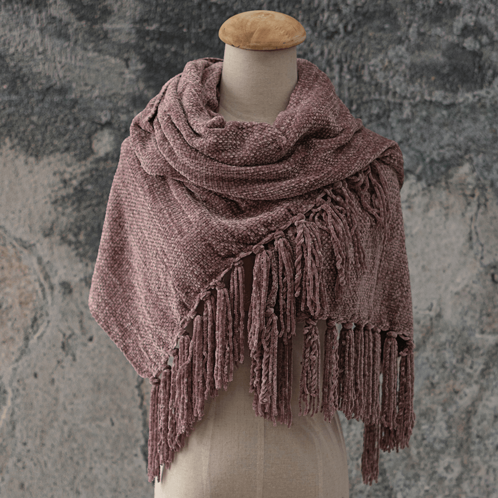 Women Scarf Chenille Soft and Comfortable Scarf Shawl - MRSLM