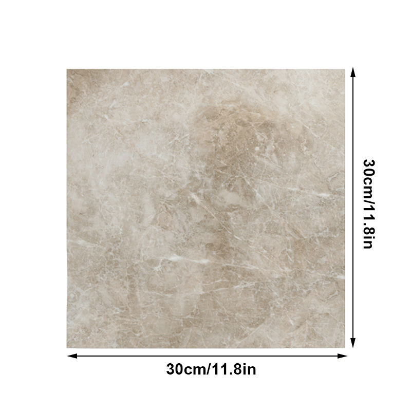 Waterproof Floor Stickers Self Adhesive Marble Wallpapers Bathroom Wall Sticker - MRSLM