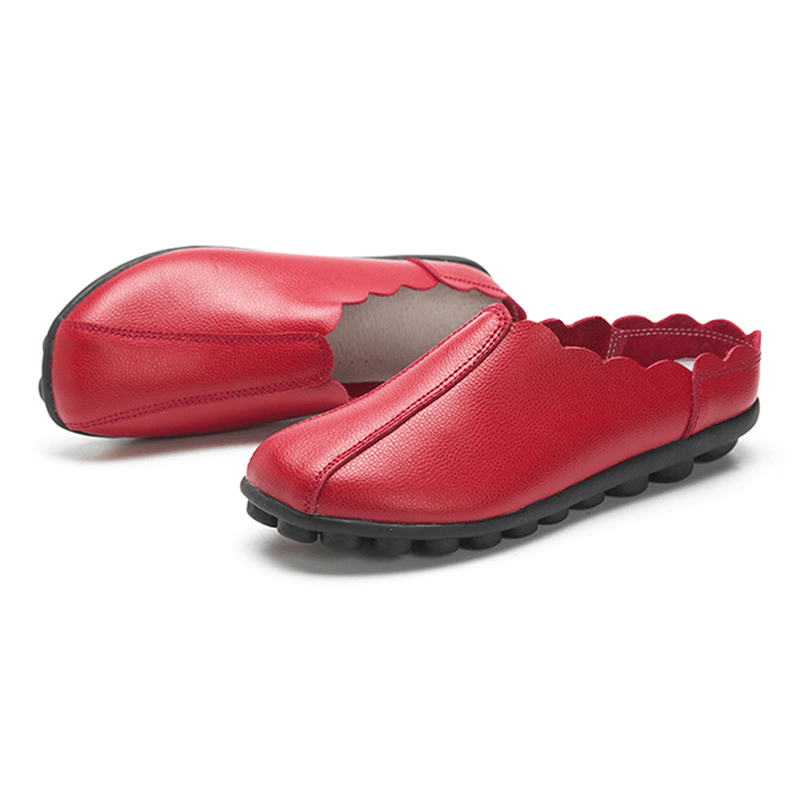 US Size 5-12 Women Comfortable Slip on Laciness Flat Loafers - MRSLM