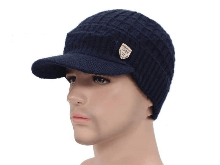 Knitted Hat Pleated Cap to Keep Warm - MRSLM