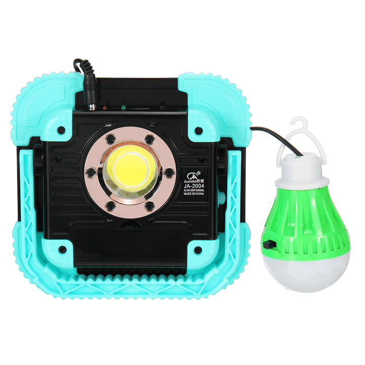 COB Solar Camping Light USB Rechargeable Waterproof Flood Light Work Lamp Floodlight for Outdoor Hiking Travel Fishing Emergency Car Repairing - MRSLM