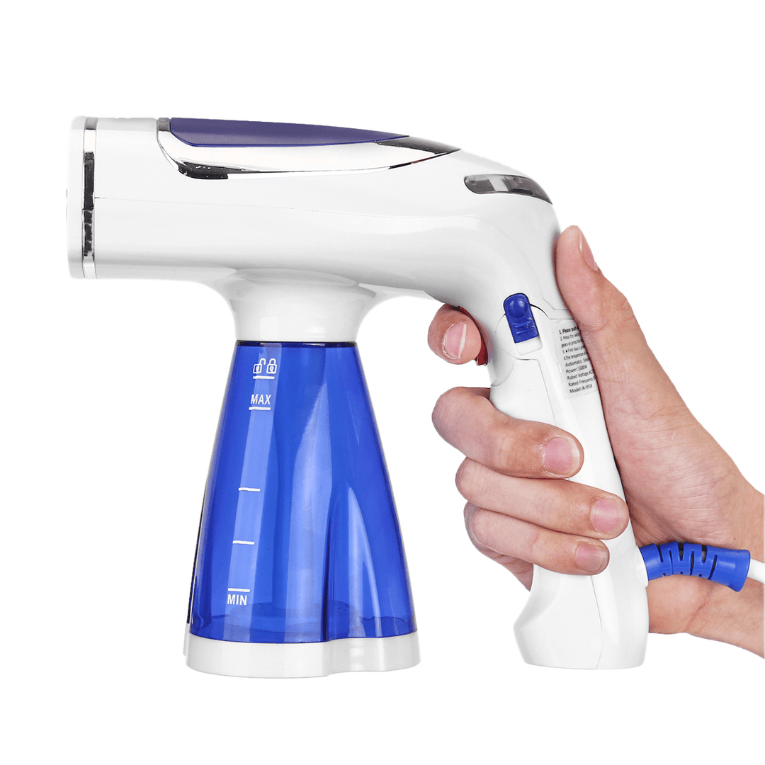 1600W 200Ml Folding Handheld Clothes Steamer Hanging Ironing Machine Portable Garment Steamer Brush for Clothes - MRSLM