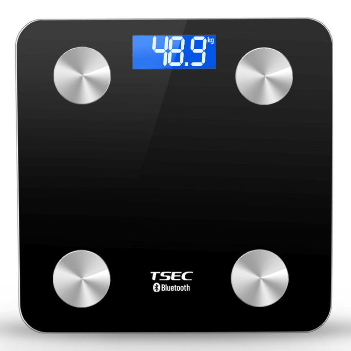 TS-8028 Bluetooth Monitor Data 4.0 LCD Smart APP Body Fat Scales Weight BMI Monitor Data Analyzer Weight Tools with APP Control - MRSLM