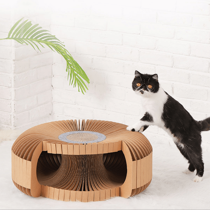 MINI MONSTAR XS50-5002 Cat Scratcher Assembly DIY Corrugated Cardboard Cat Scratcher Toy - MRSLM