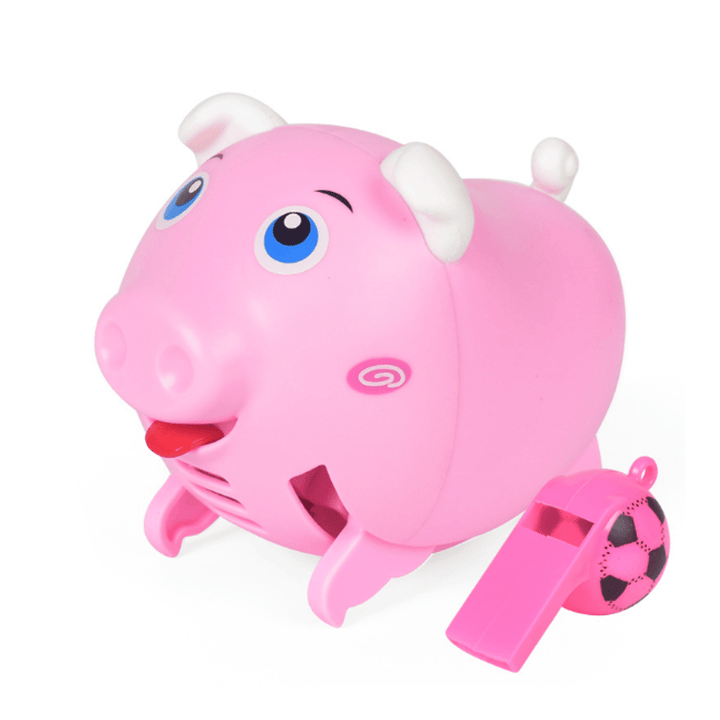 Whistle Pig Voice-Activated Induction Electric Children'S Toys Lighting Music Whistling Can Run - MRSLM