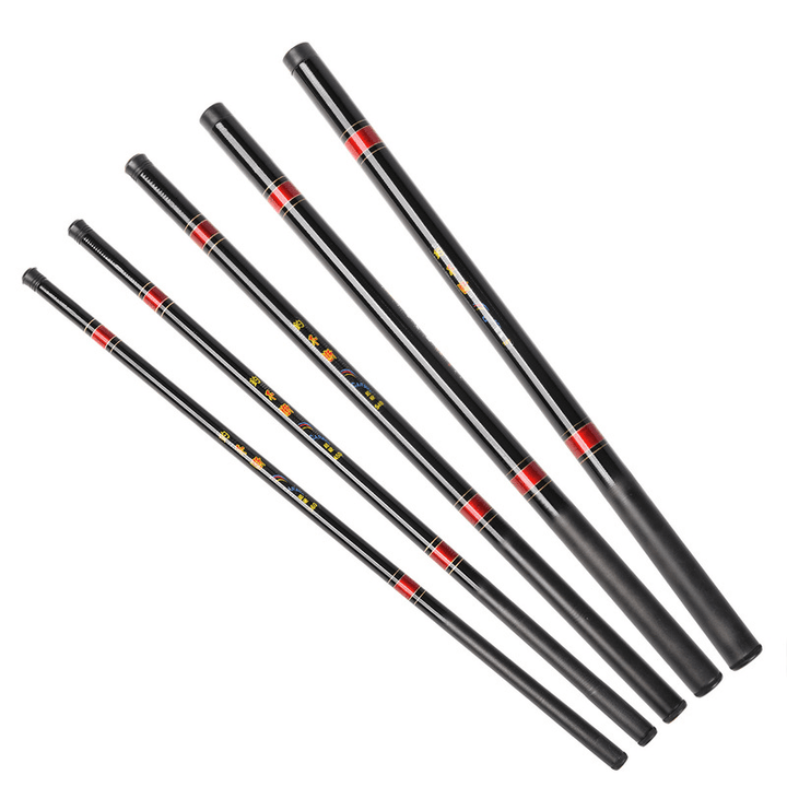 LEO 360-626Mm Fiberglass Fishing Rod Kid Fishing Tackle Portable Telescopic Fishing Pole - MRSLM