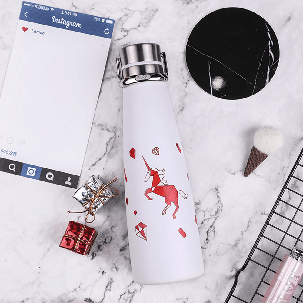 KISSKISSFISH [ Limited ]Smart Vacuum Th-Ermos Water Bottle Th-Ermos Cup Portable Water Bottles - MRSLM